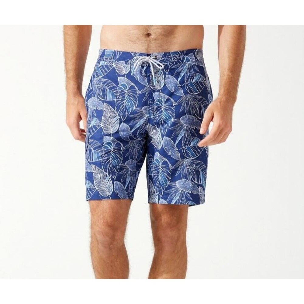 NWT Tommy Bahama Baja Bonita Cove 9" Swim Board Shorts Bering Blue Men's 4XLB